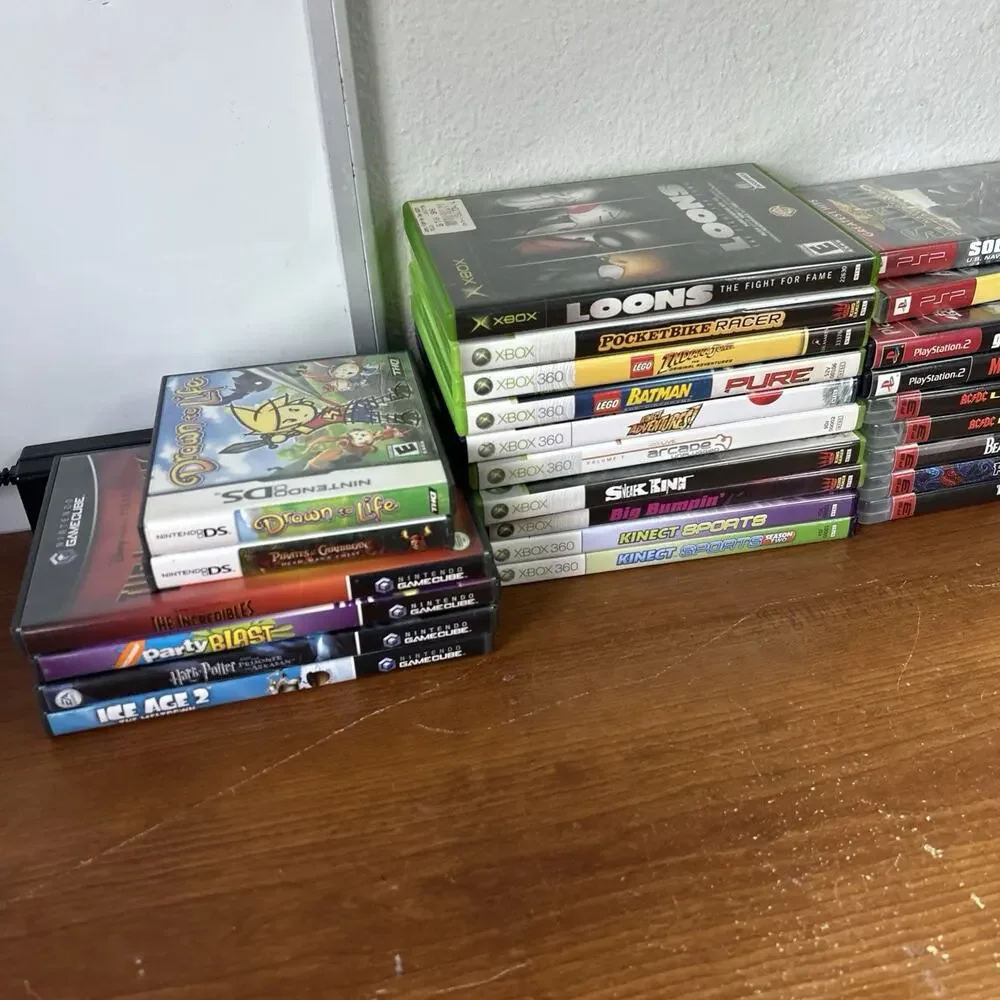 Lot of 23 Video Games Working GameCube PSP Xbox 3, PlayStation 2 & 3